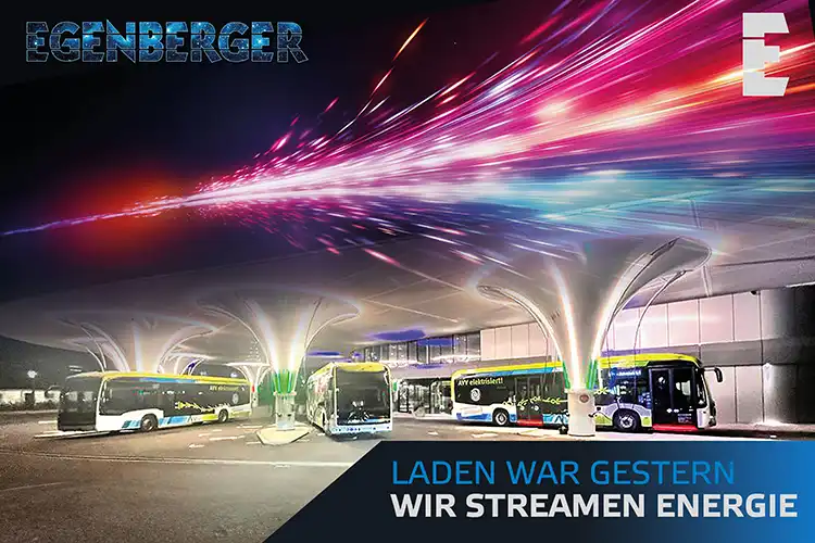Egenberger Hybrid Busse Ladestation